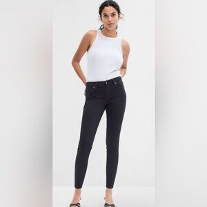 New Gap 1969 Women's 25 R Legging Jeans Black